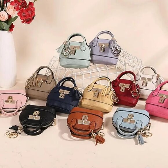 Handbags - Dome Shaped Bag Charms Multiple colors available